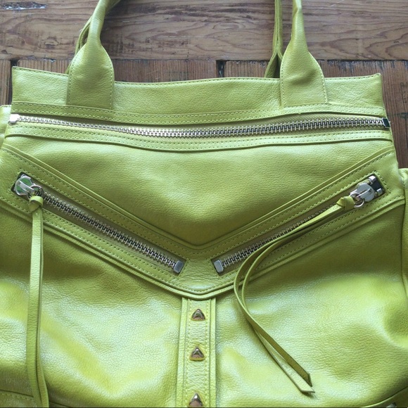 Botkier Yellow Trigger Satchel Bag - Picture 3 of 9